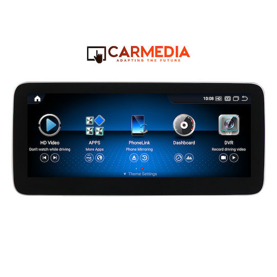 Carmedia Ηχοσύστημα Αυτοκινήτου για Mercedes-Benz GLA 2013-2015 (Bluetooth/USB/WiFi/GPS/Apple-Carplay/Android-Auto) με Οθόνη Αφής 12.5"