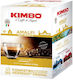 Kimbo Kapseln Espresso Amalfi Kompatibel mit Maschine Nespresso 50Mützen