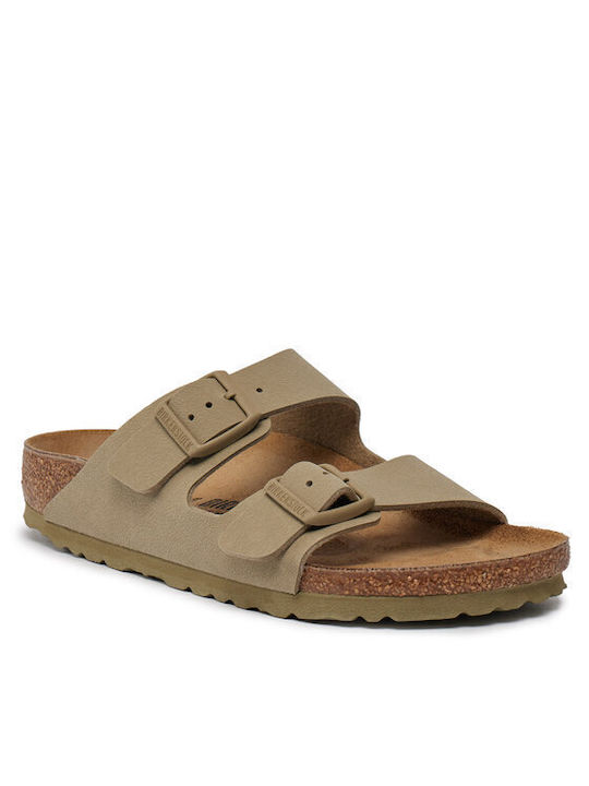 Birkenstock Мъжки сандали в Зелен цвят Тесен Пасват