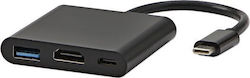 USB-C Docking Station με HDMI 4K PD Ethernet (KAU3CK1SPB0W)