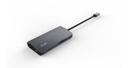 LMP USB-C Docking Station mit HDMI 4K PD Ethernet Gray (15954)