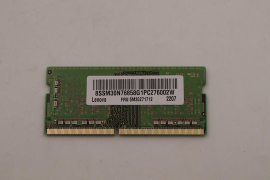 Lenovo DDR4 με Module 1x8GB και Ταχύτητα 3200 για Laptop