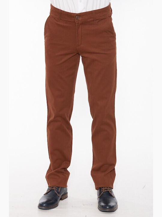Pantaloni Chino Terracotta