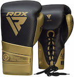 RDX Leather Boxing Competition Gloves Black