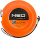 Neo Tools Banda de măsurat cu resetare automată 9.5mm x 30m