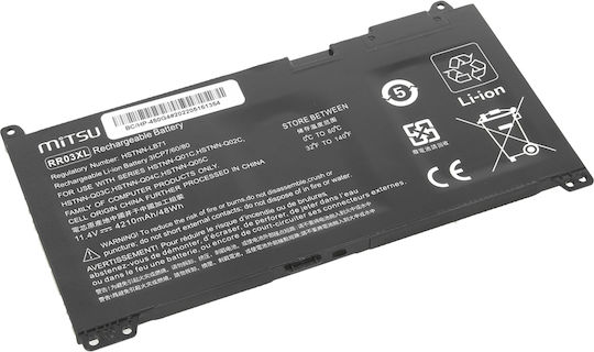 Mitsu Συμβατή Μπαταρία για HP HP 450 G4, HP 470 G4 με 3500mAh