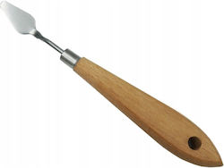 Leather Expert Spatulă Metalică cu Mâner Din Piele