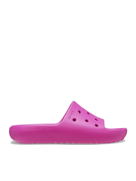 Crocs Șlapi pentru copii Fuchsia Classic