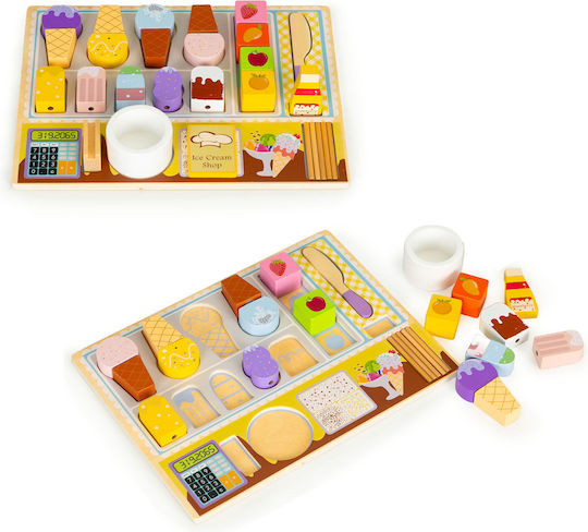 Ecotoys Ice Cream Set από Ξύλο 27τμχ