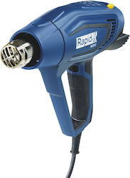 Rapid RAPID-5001352 Πιστόλι Θερμού Αέρα 2000W με Ρύθμιση έως 600°C