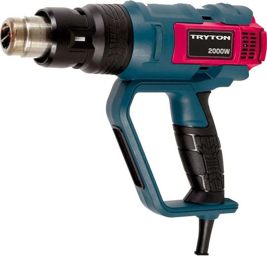 Tryton THL2000C Пистолет за горещ въздух 2000W с регулиране на температурата до 650°C