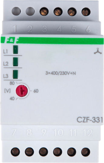 F&F Electric Panel Meter Analog Rail CZF-331