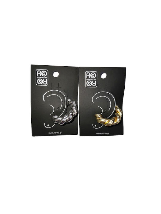 Ro-Ro Accessories Cercei Ear Cuff din Argintiu