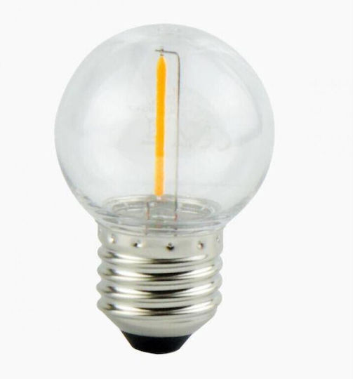 LED line LED-Lampe 1W für Fassung E27 und Form G45 Warmes Weiß 50lm