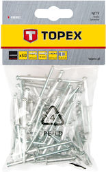 Topex Aluminum Rivet 4/8mm 50pcs