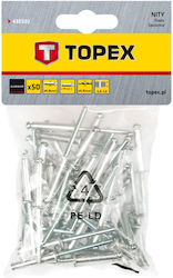 Topex Πριτσίνια Αλουμινίου M4.8x10mm 50τμχ