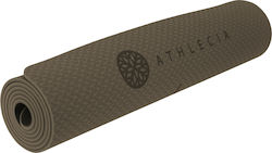 Athlecia Fitnessmatte Yoga/Pilates Braun (173x61x0.6cm)