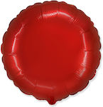 Balloon Foil Round Red 46cm