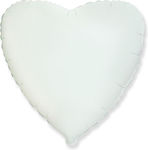 Μπαλόνι Foil Καρδιά Λευκό 46εκ.