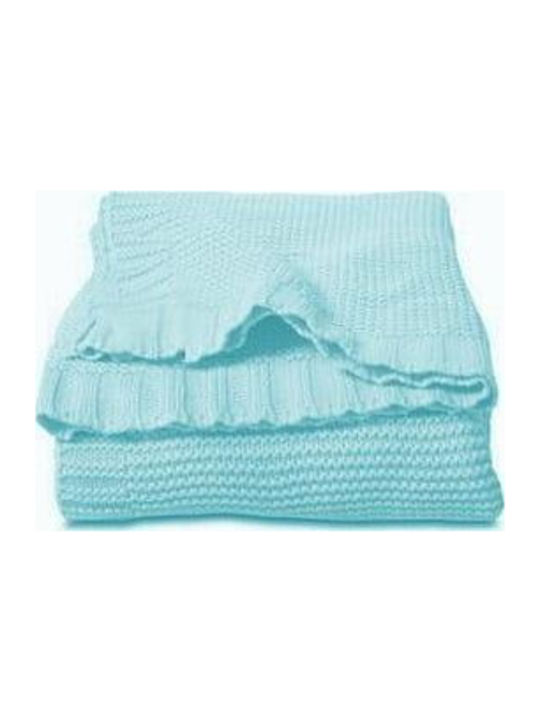 Matex Blanket Nursery Swaddling Blankets Cotton Light Blue 100x80cm