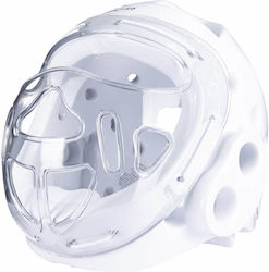 Hayashi Adult Full Face Boxing Headgear White