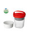 Koziol Plastic Lunch Box Red with Compartments 500ml