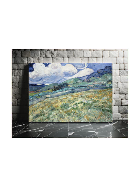 Vincent Van Gogh - Landscape From Saint-rémy 1 Painting Copy of Van Gogh on Canvas 120x80cm