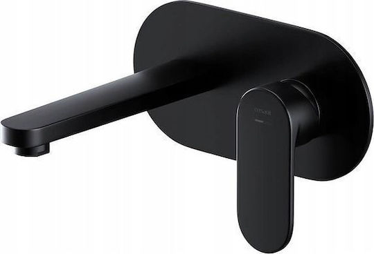 Cersanit Built-in Faucet Mixer for Shower Black