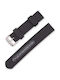 Riemen aus Stoff Schwarz 24mm