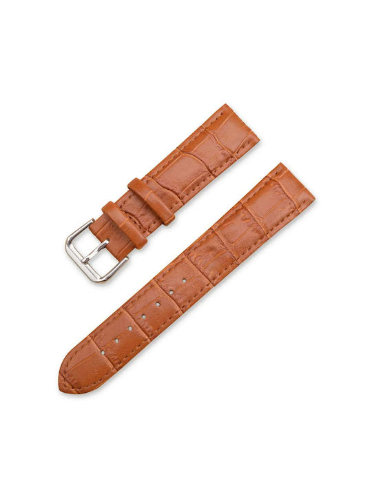 Leather Strap Brown 18mm