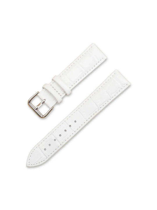 Leather Strap White 14mm