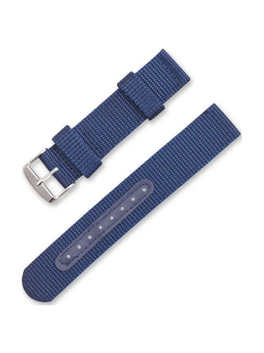 Riemen aus Stoff Blau 24mm