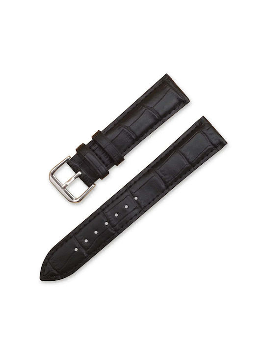 Leather Strap Black 24mm