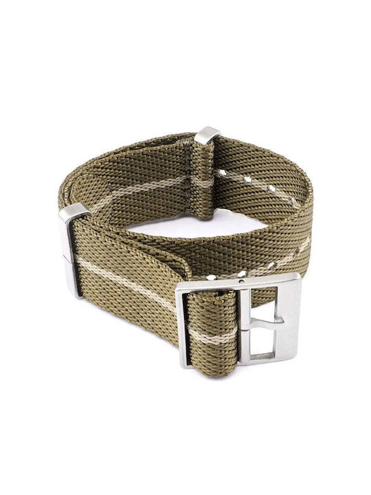 Fabric Strap Nato Brown 24mm