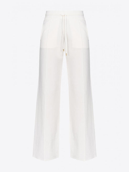 Pinko Women's Fabric Trousers White