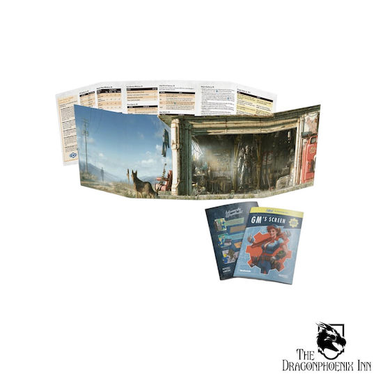Modiphius Entertainment Fallout Rpg Gm's Screen + Booklet + Flysheet