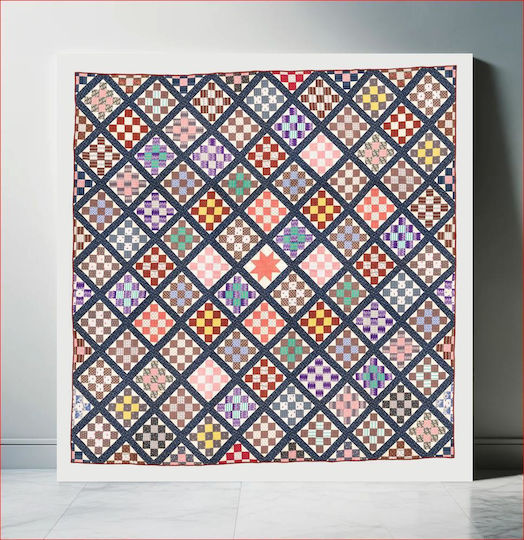 Quilt Πίνακας Υφασμάτινος 110x110cm
