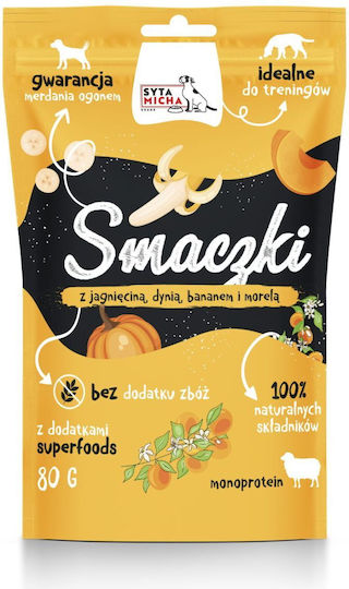 Syta Micha Treat for Puppies with Lamb, Banana, Pumpkin, Fruits and Vegetables 80gr