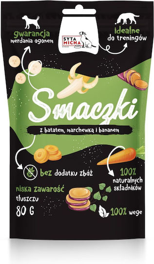 Syta Micha Dog Treat Gluten Free with Carrot, Banana, Meat, Fruits and Vegetables 80gr