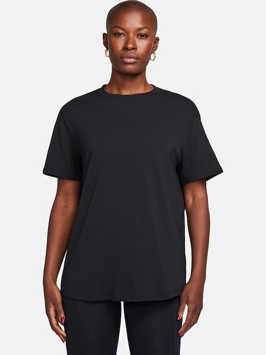 One Relaxed Women's Sports T-shirt Dri-Fit Polka Dot Black