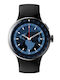 LinWear La24 Smartwatch με Παλμογράφο (Μαύρο)
