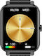 Garett GRC Classic Smartwatch with Heart Rate Monitor (Black Steel)