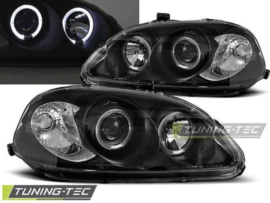 Vordere Lichter Engelsaugen für Honda Civic 2Stück