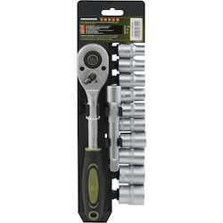 Heinner CTSM022 Ratchet With Sockets 1\2" 12 Pieces Heinner CTSM022 Ratchet With Sockets 1\2" 12 Pieces