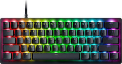 Razer Huntsman V3 Pro Mini Analog Gaming Μηχανικό Πληκτρολόγιο 60% με Razer Analog Optical Gen-2 διακόπτες και RGB φωτισμό (Αγγλικό US) Γκρι