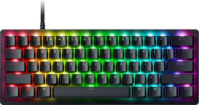 Razer Huntsman V3 Pro Mini Analog Gaming Mechanical Keyboard 60% with Razer Analog Optical Gen-2 switches and RGB lighting (US English) Gray