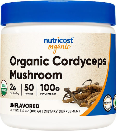 Nutricost Organic Cordyceps Mushroom 100гр Без вкус