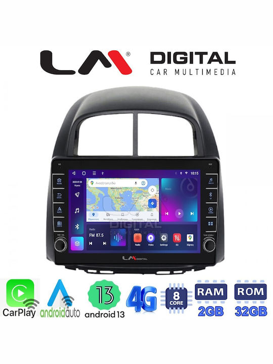 LM Digital Ηχοσύστημα Αυτοκινήτου για Daihatsu Sirion Subaru Justy 2006-2012 (Bluetooth/USB/WiFi/GPS/Apple-Carplay/Android-Auto)