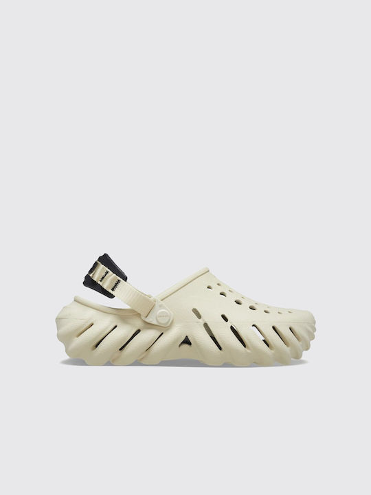 Crocs Echo Clog Σαμπό Bone/Black