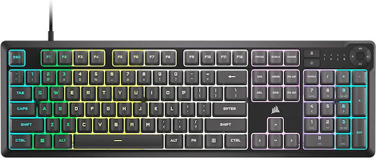 Corsair K55 CORE RGB Gaming Keyboard with RGB lighting (English US)